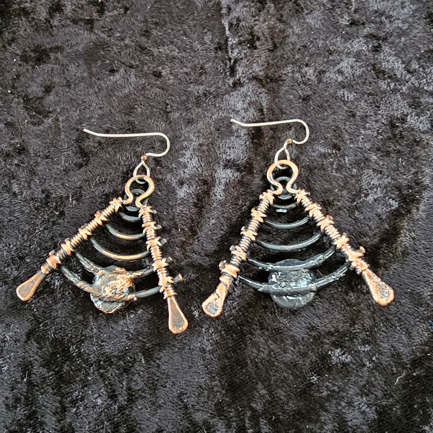 Spinal Staircase Labradorite Earrings