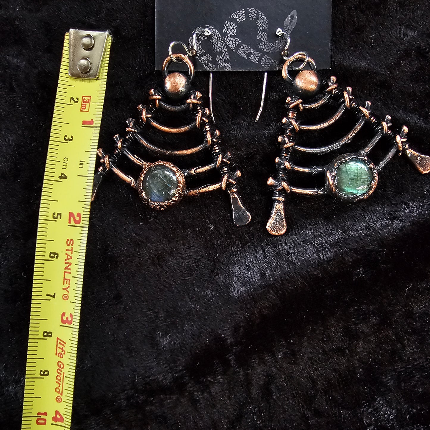 Spinal Staircase Labradorite Earrings
