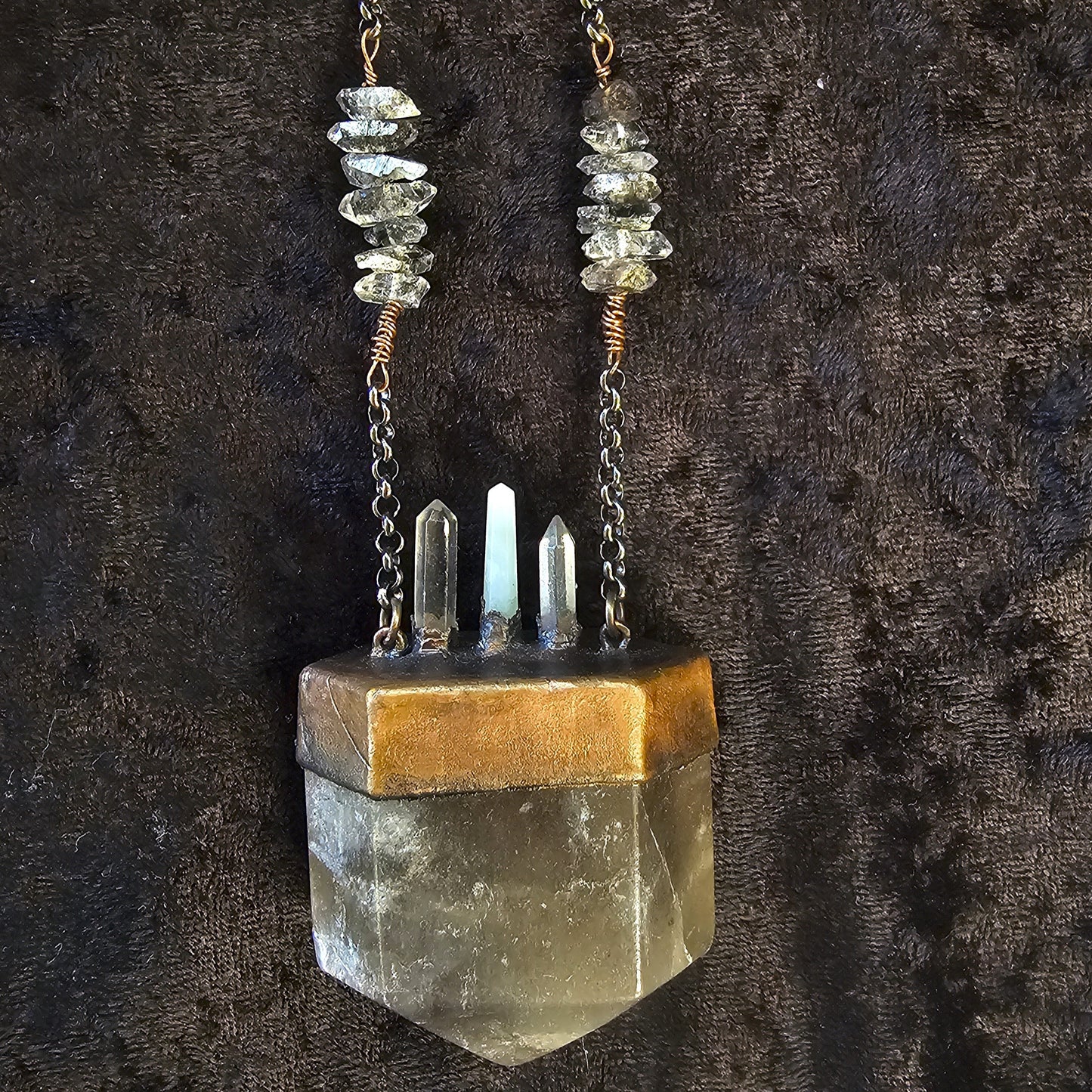 Smoky Quartz Maximalis Necklace