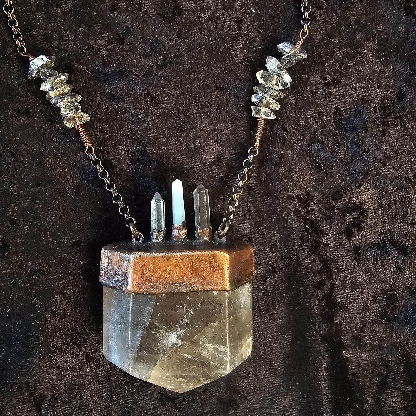 Smoky Quartz Maximalis Necklace