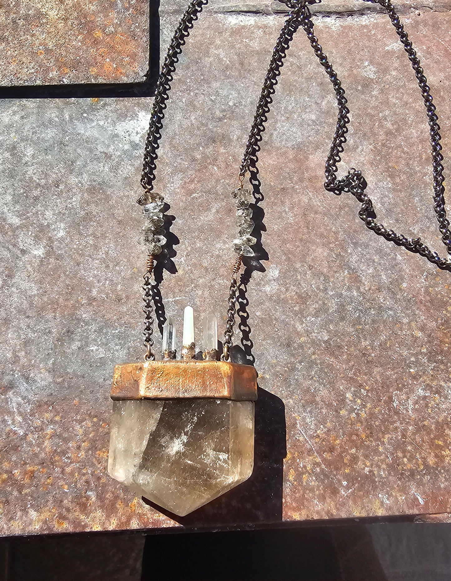 Smoky Quartz Maximalis Necklace
