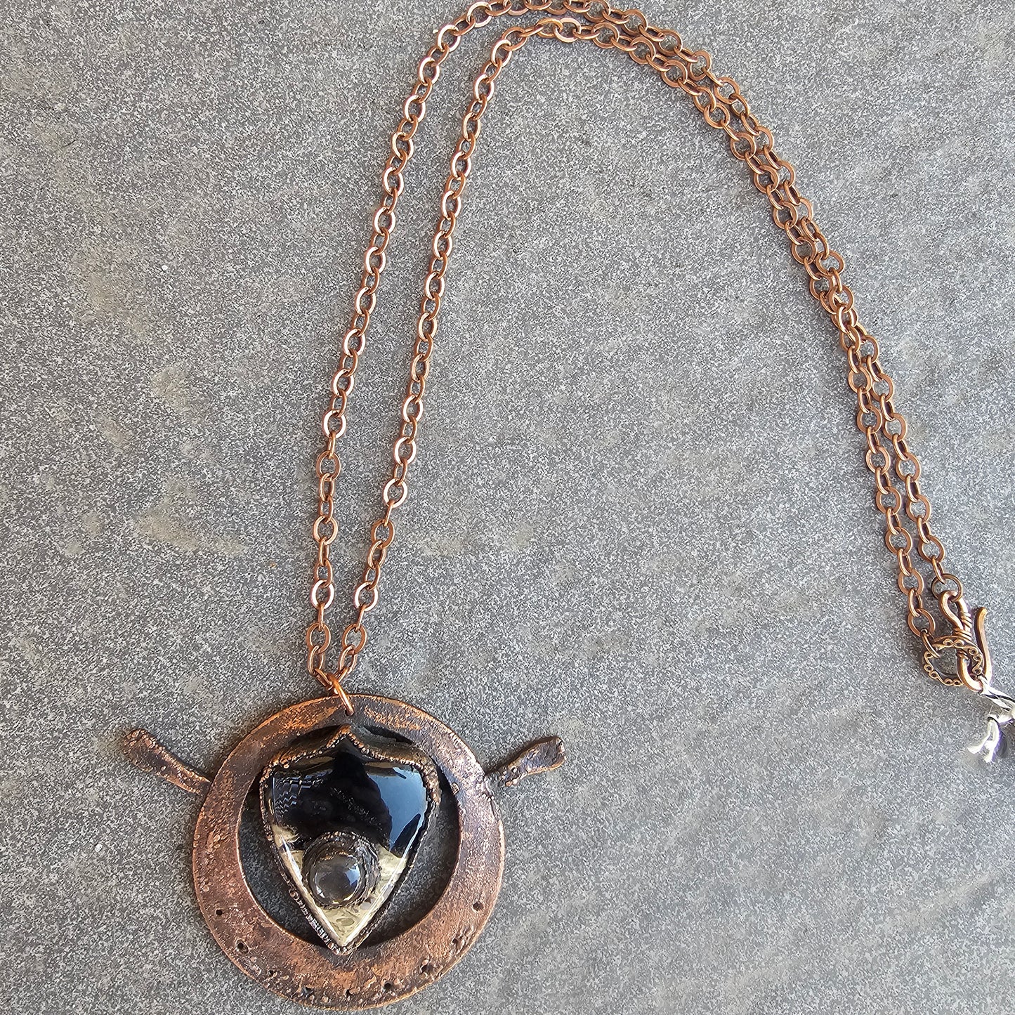 The Compass Copper Necklace