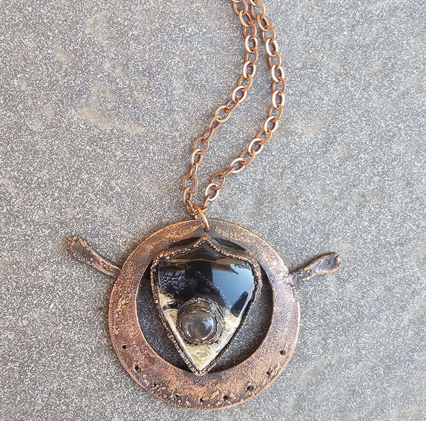 The Compass Copper Necklace