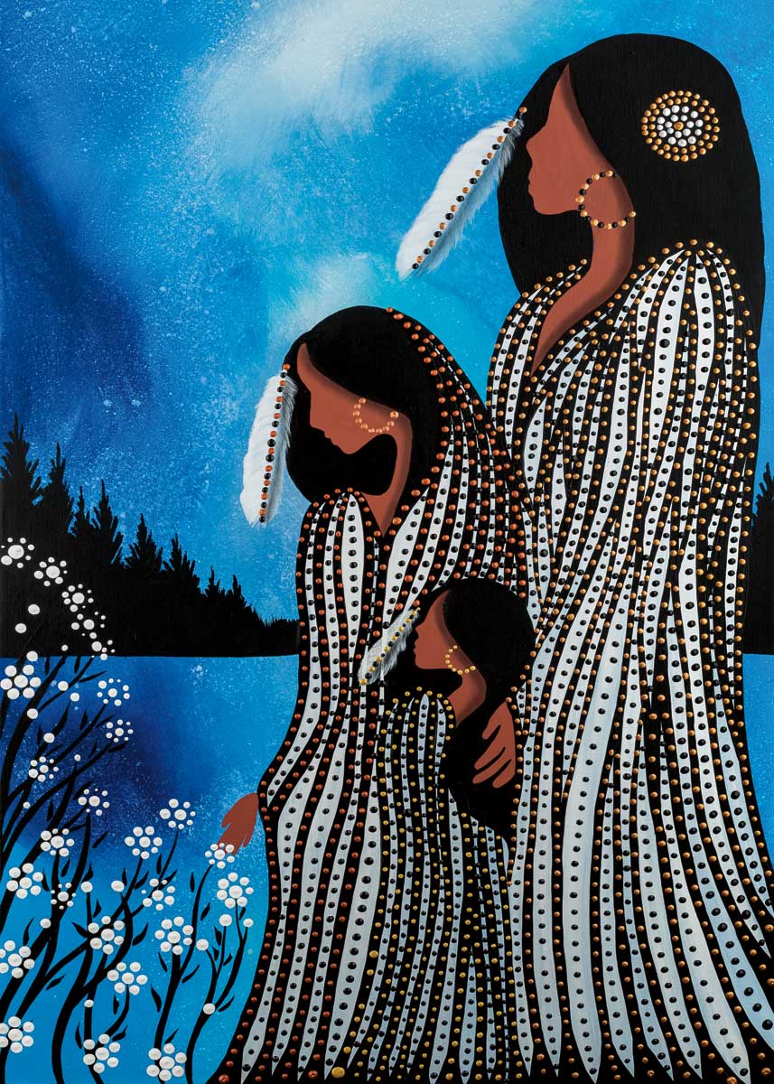 The Gathering Art Print by Artist Betty Albert
