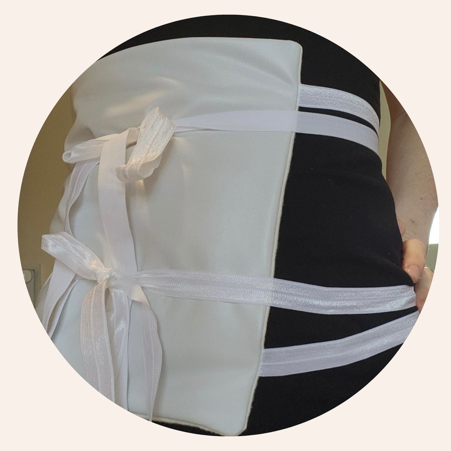 Castor Oil Wrap 100% Organic USA Handmade - LARGE for Liver/Pelvic/Stomach