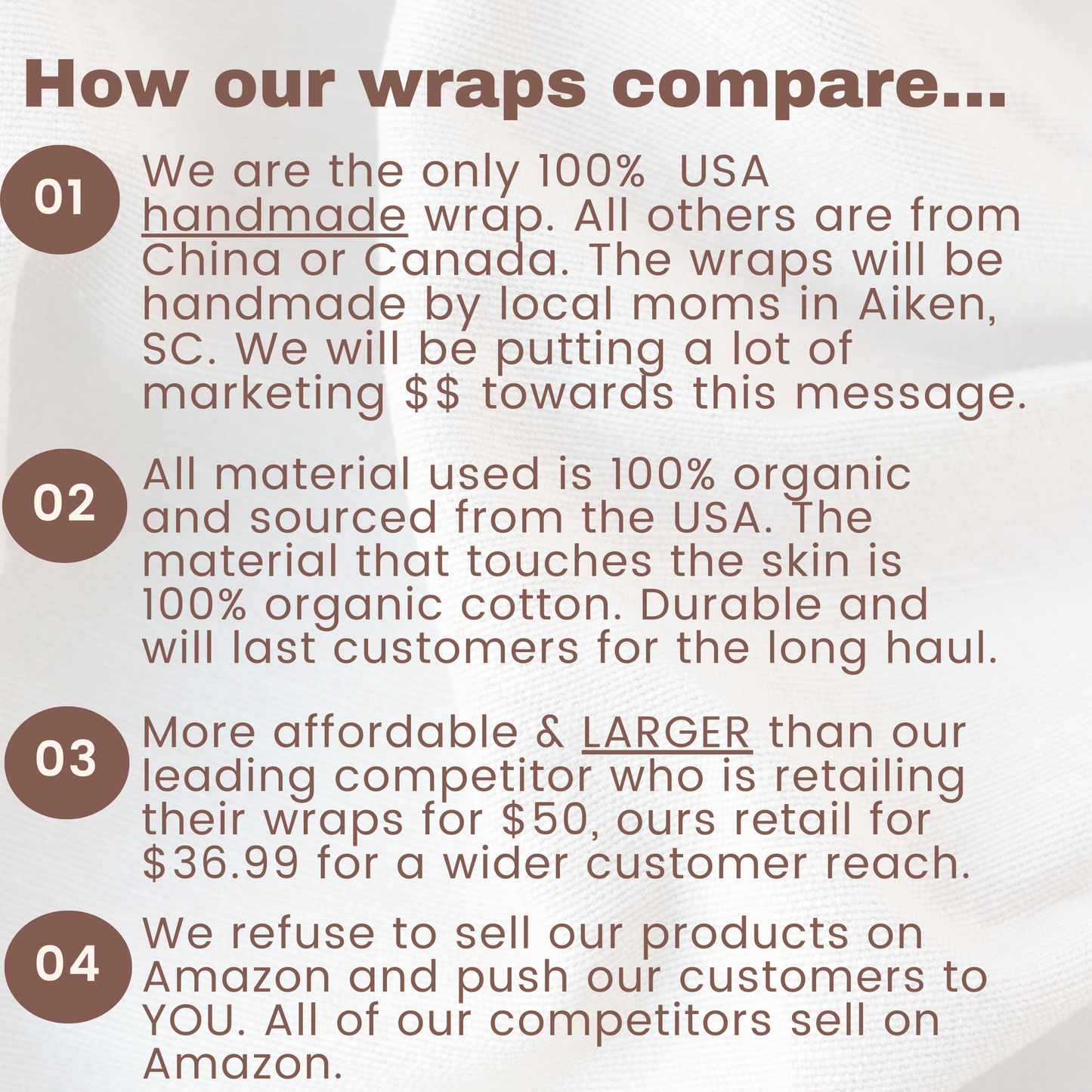 Castor Oil Wrap 100% Organic USA Handmade - LARGE for Liver/Pelvic/Stomach