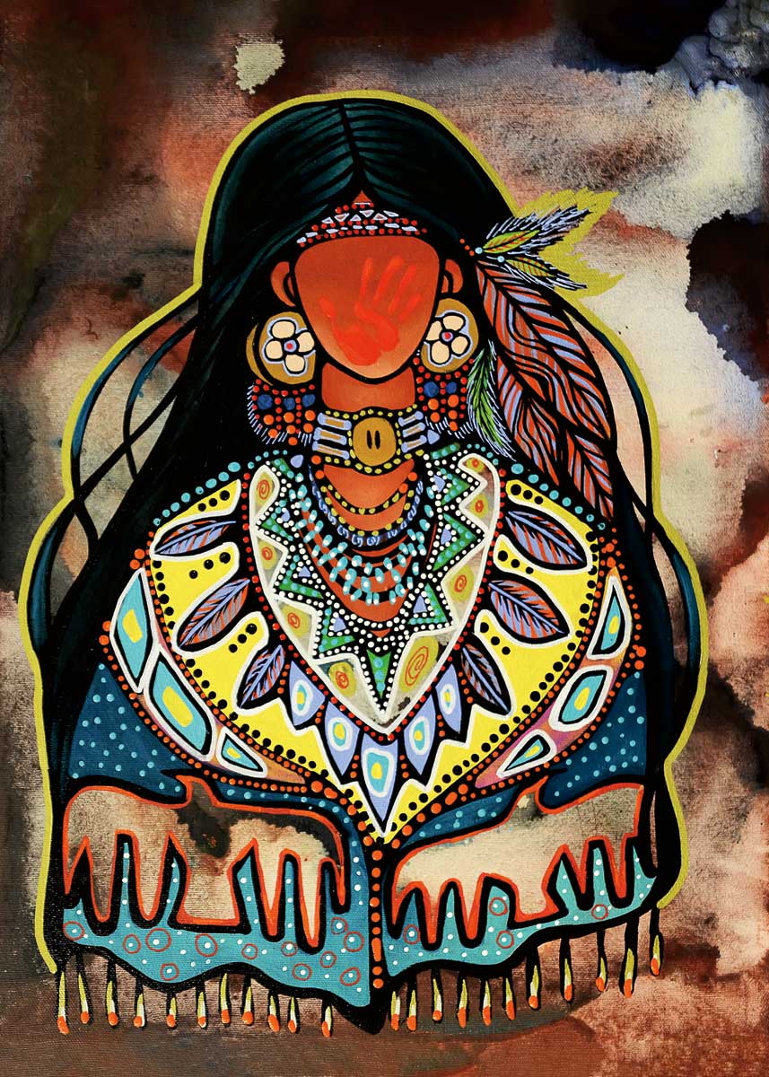 Thunderbird Woman By Artist Jackie Traverse