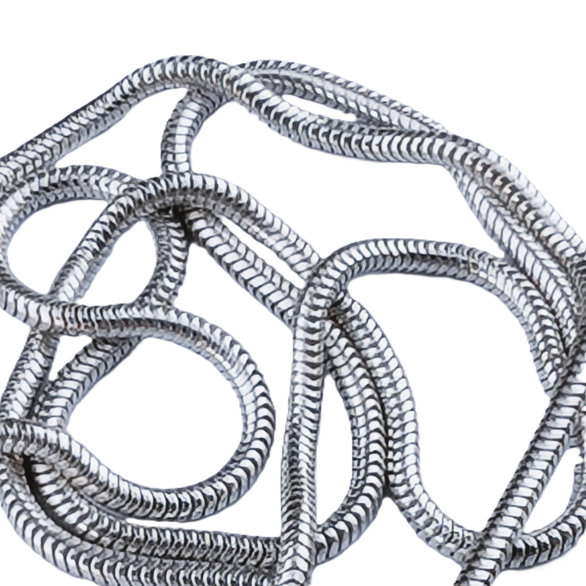 1.2mm Sterling Silver Italian Snake Chain Necklace — 14" | Final Sale - Khandava