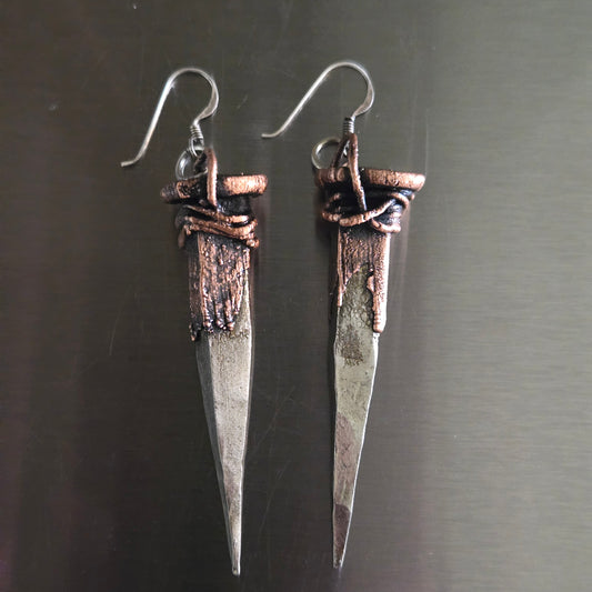 Coffin Nail Earrings