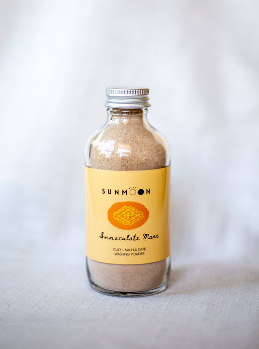 Immaculate Mane Washing Powder – Nourishing Hair & Body Powder – SUNMOON Studio