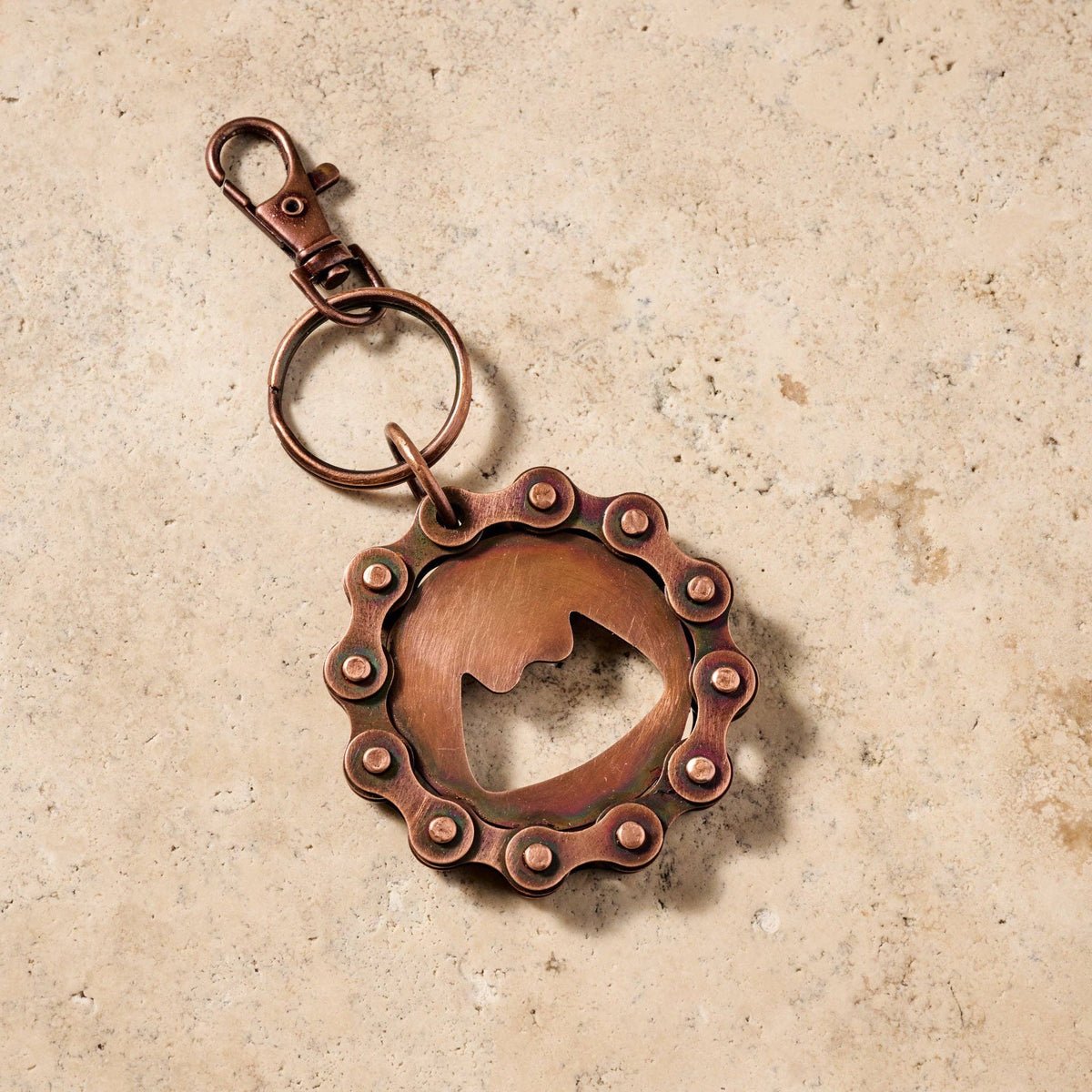 Bike Chain Bottle Opener Keychain Clasp - Khandava