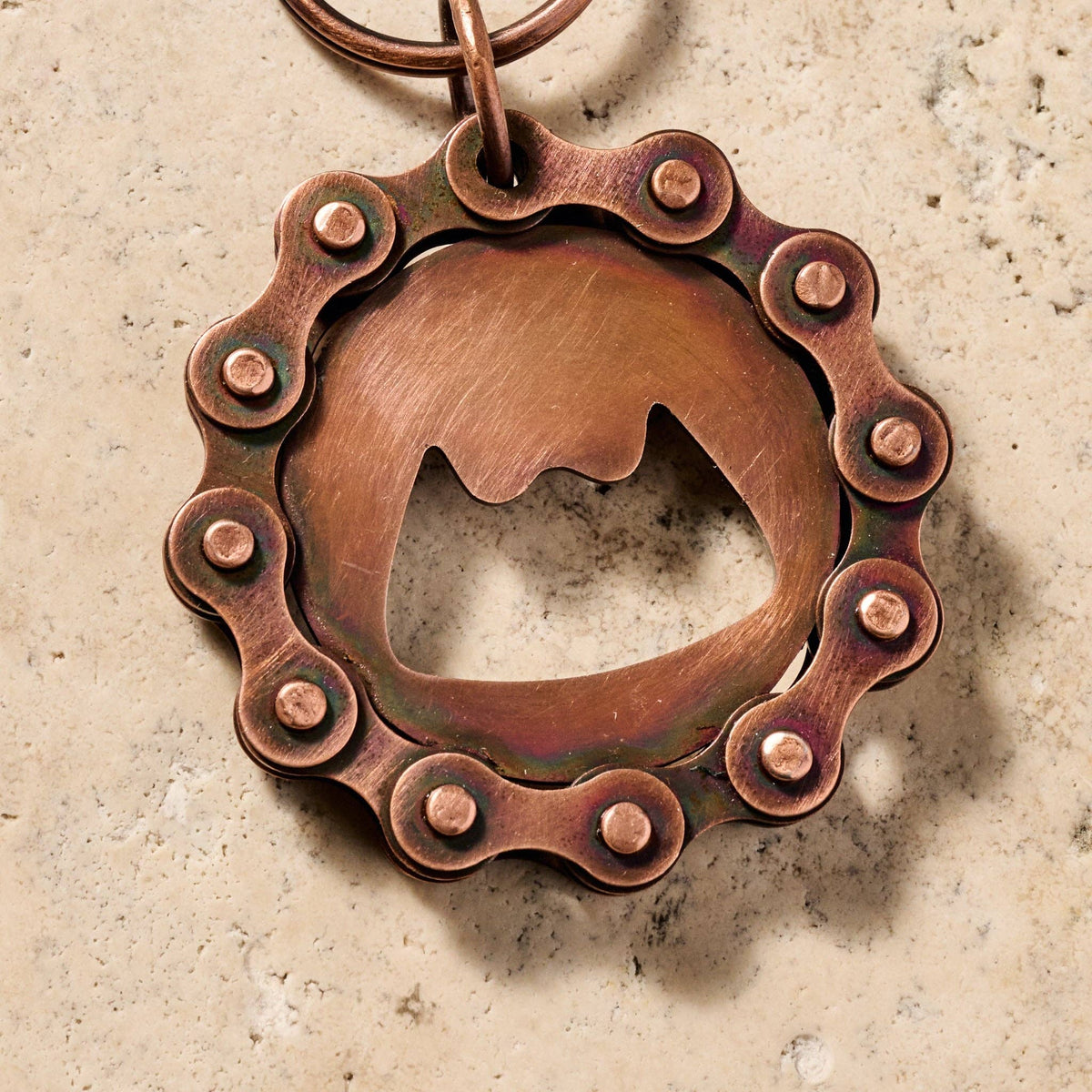 Bike Chain Bottle Opener Keychain Clasp - Khandava