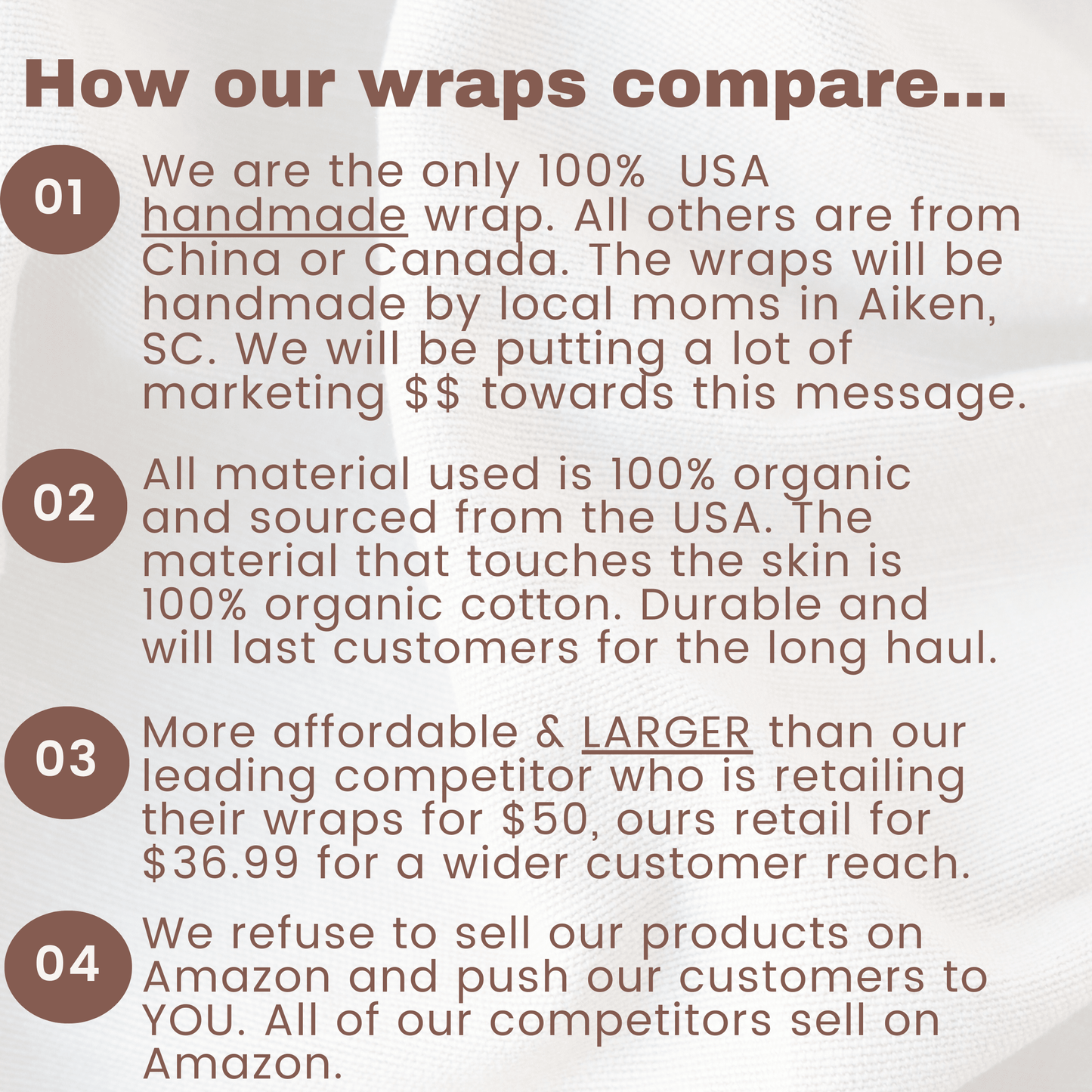 Castor Oil Wrap — 100% Organic, USA Handmade, Large - Khandava
