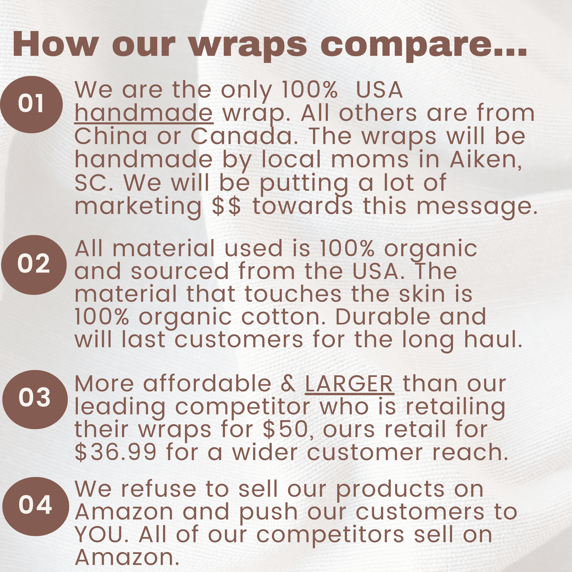 Castor Oil Wrap — 100% Organic, USA Handmade, Large - Khandava