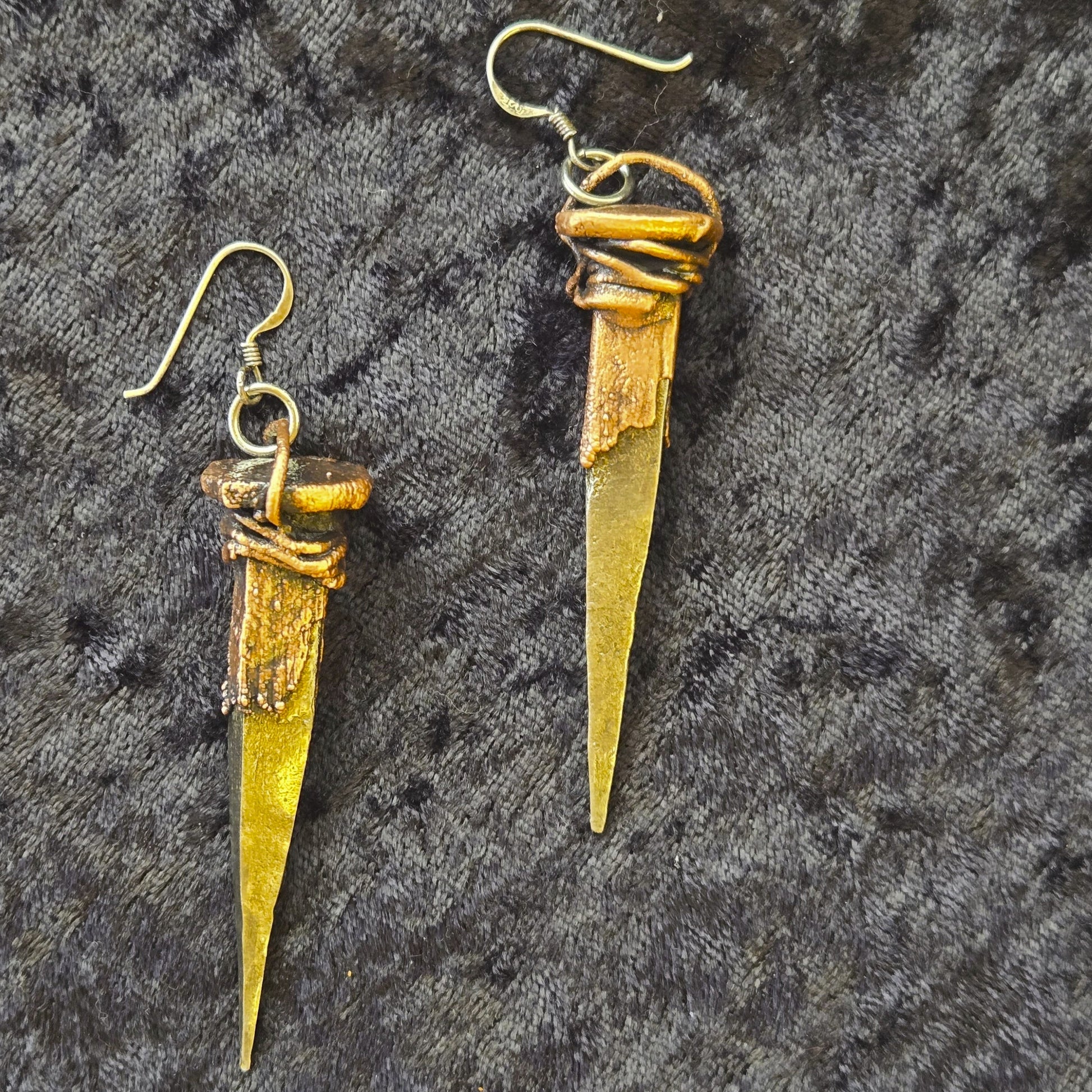 Coffin Nail Earrings - Khandava