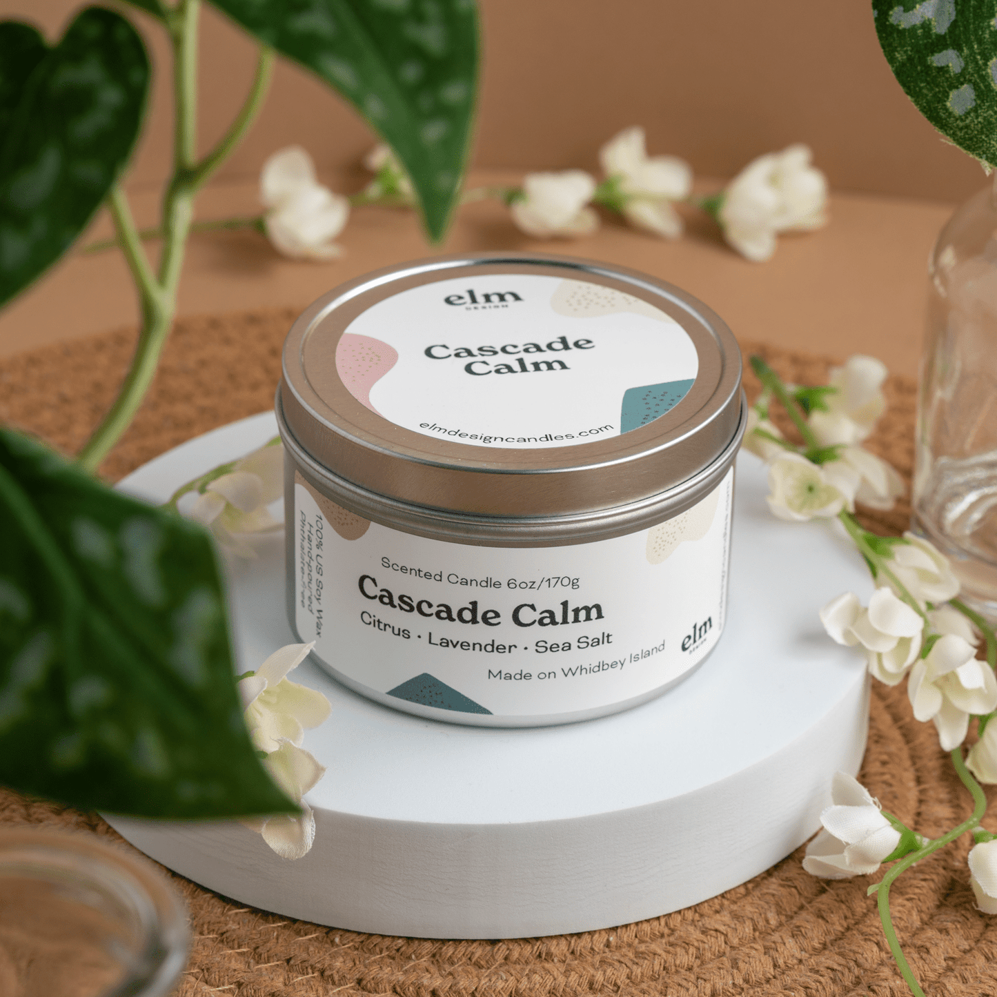 Elm Design Scented Soy Wax Candle - Khandava
