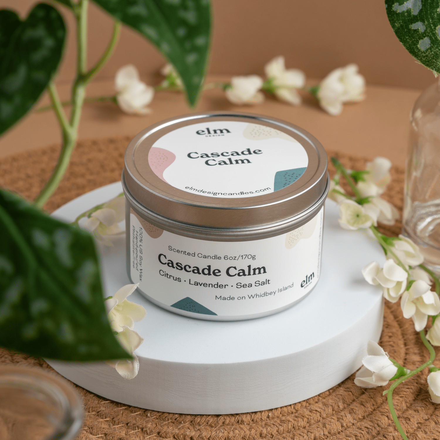 Elm Design Scented Soy Wax Candle - Khandava