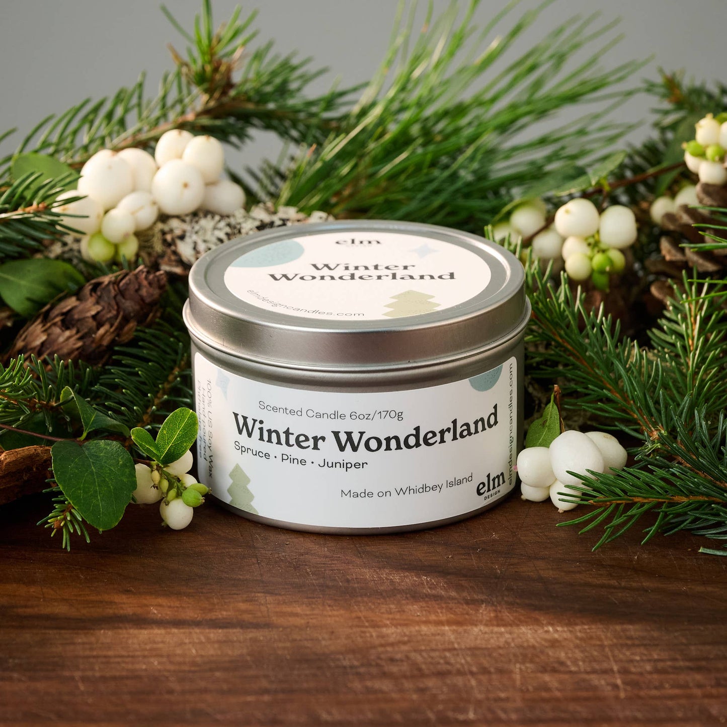 Elm Design Scented Soy Wax Candle - Khandava