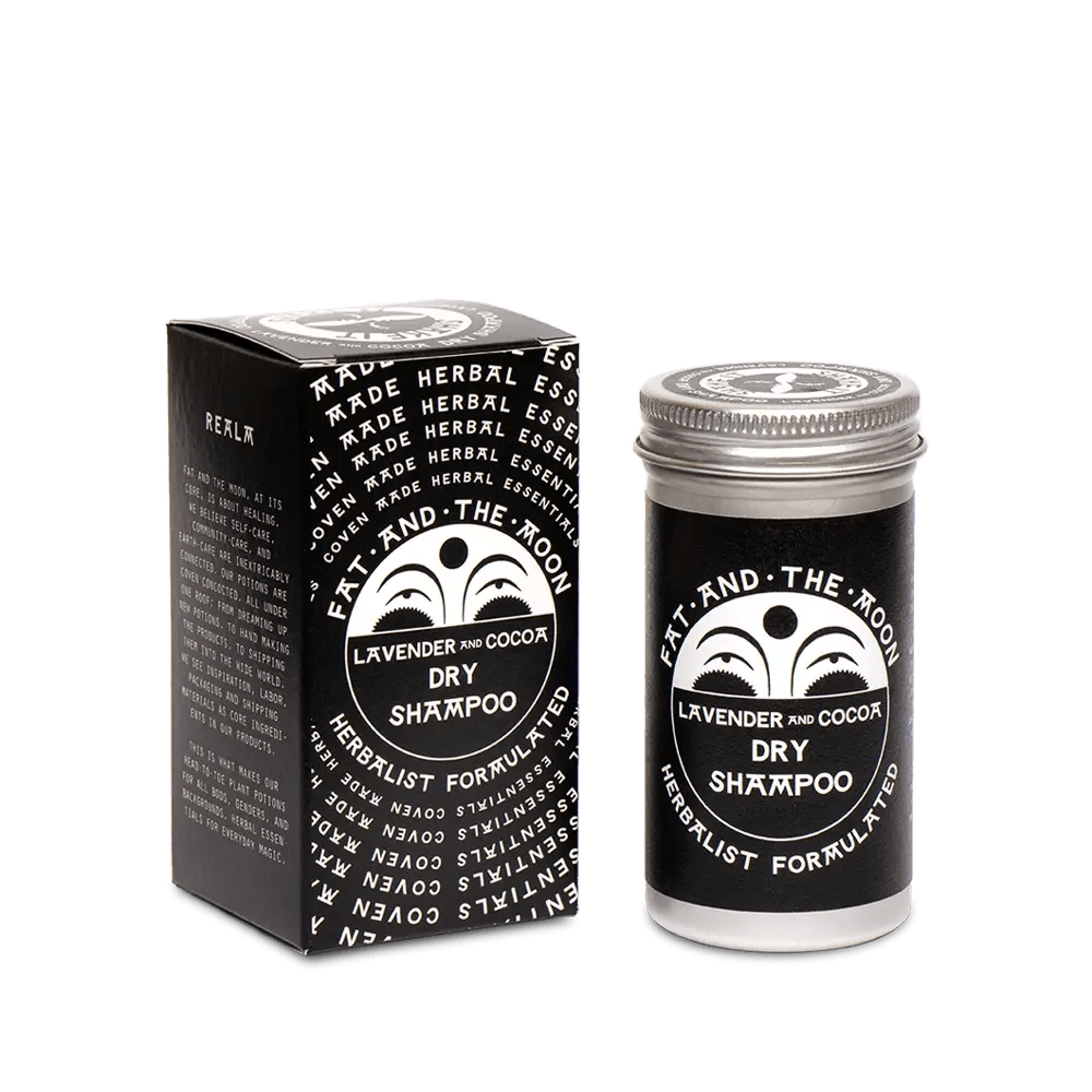 Lavender & Cocoa Dry Shampoo — Non - Aerosol Powder Dry Shampoo | Fat and the Moon - Khandava
