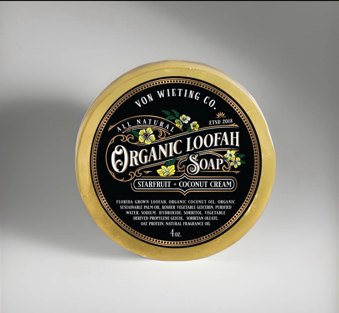 Organic Loofah Soap — Plant-Based Exfoliating Bar | Von Weiting - Khandava