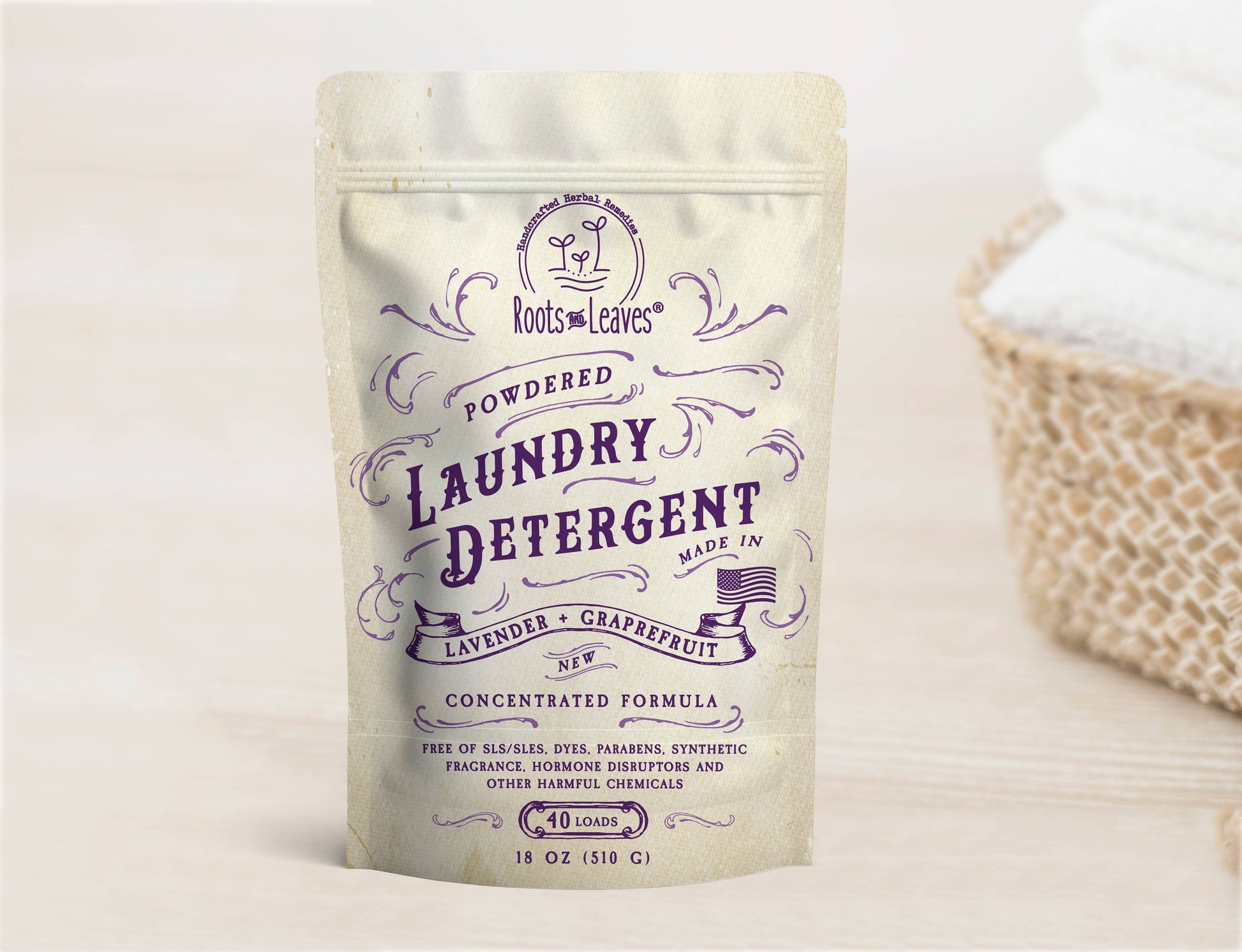 Powdered Laundry Detergent 18 oz (40 loads) - Khandava