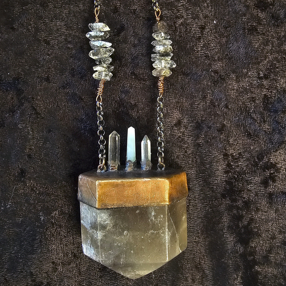 Smoky Quartz Maximalis Necklace - Khandava