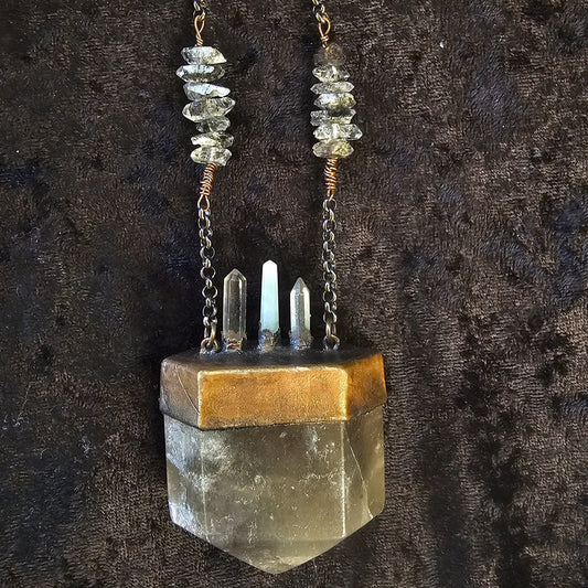 Smoky Quartz Maximalis Necklace - Khandava