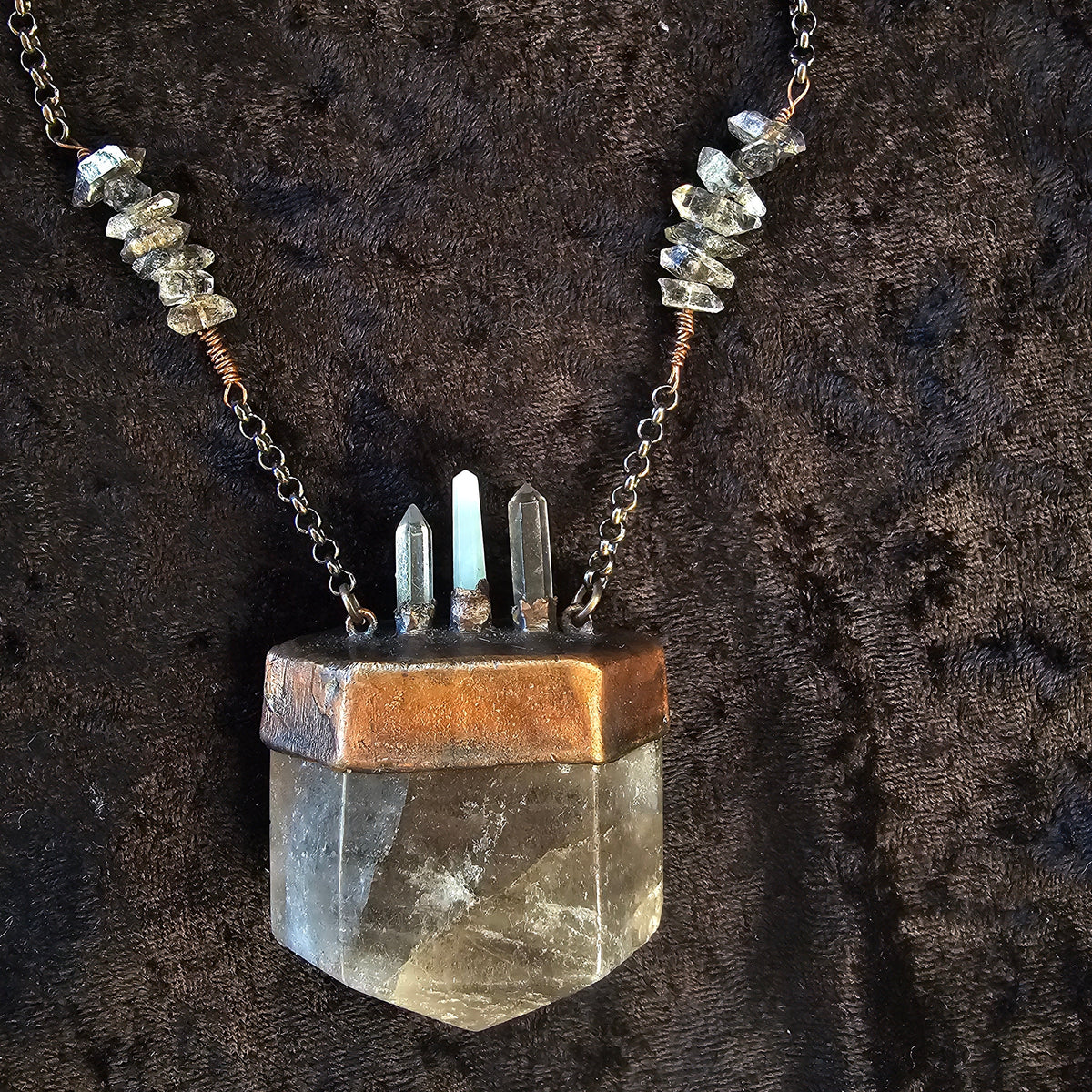 Smoky Quartz Maximalis Necklace - Khandava