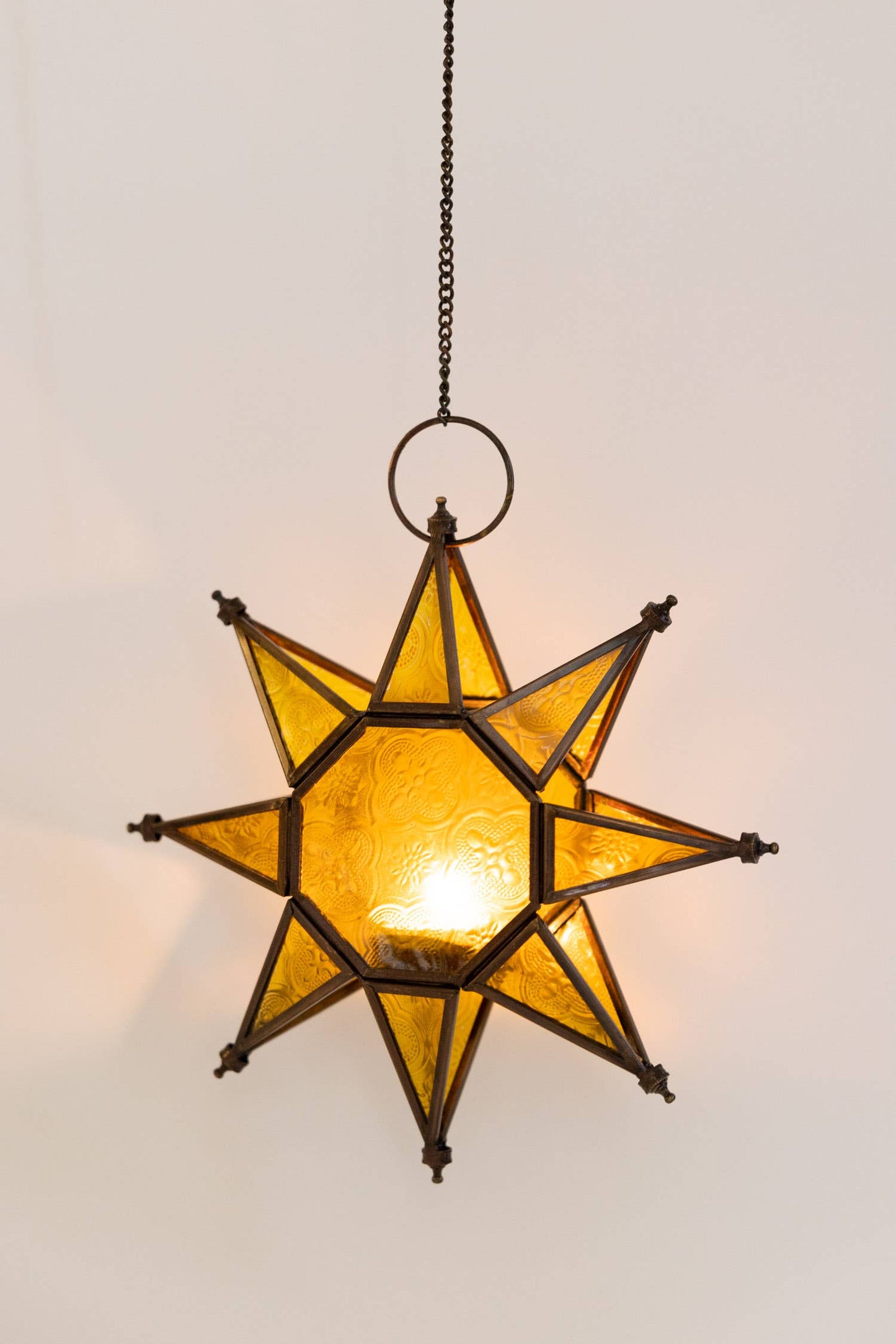 Starlight Hanging Lantern Candleholder - Khandava