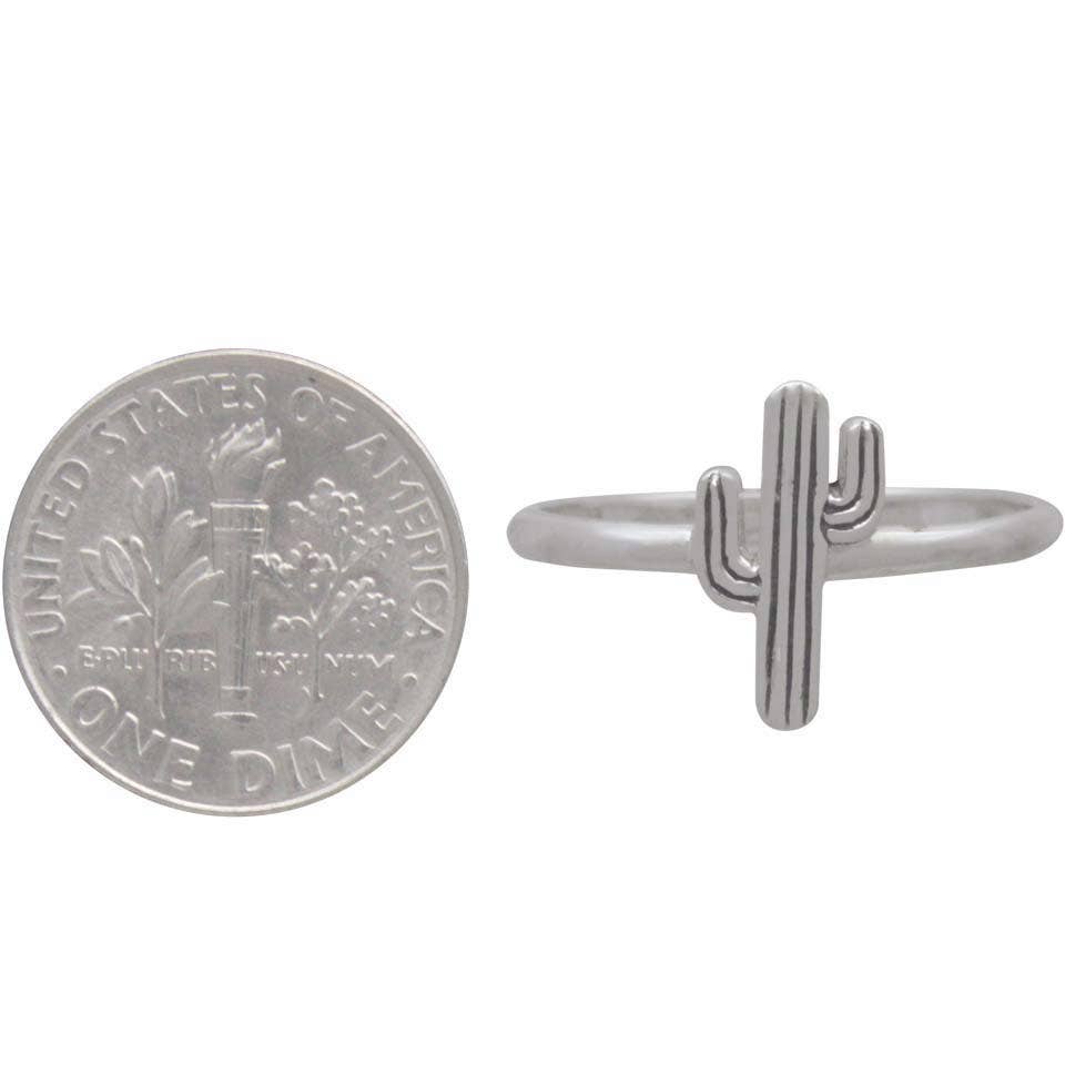 Sterling Silver Cactus Ring - Khandava