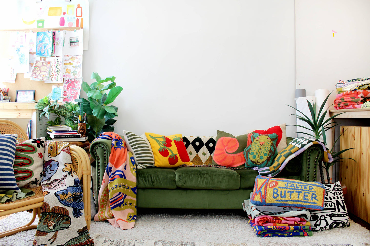 Tapestry Throw Blanket — Calhoun & Co. - Khandava
