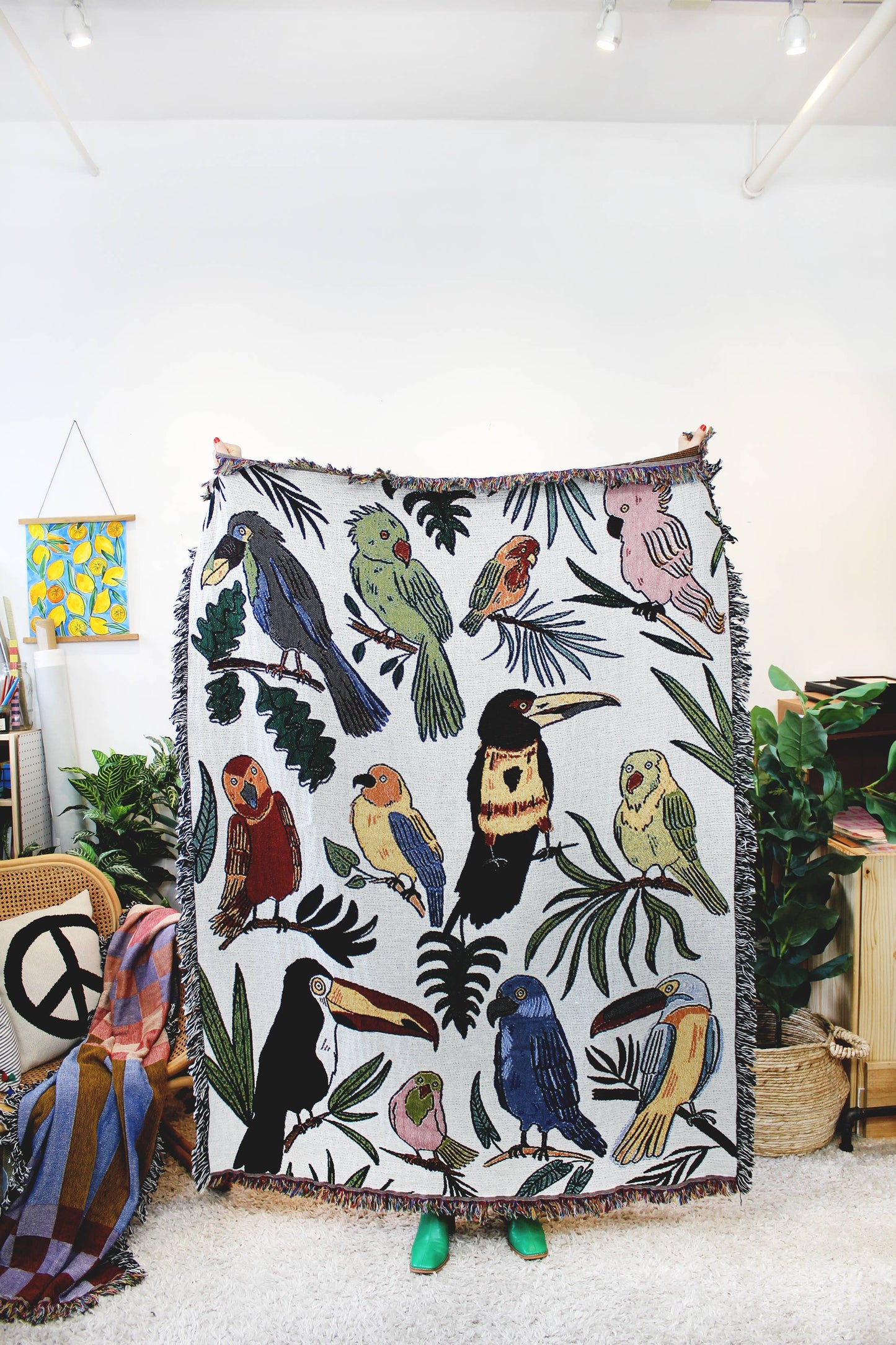 Tapestry Throw Blanket — Calhoun & Co. - Khandava