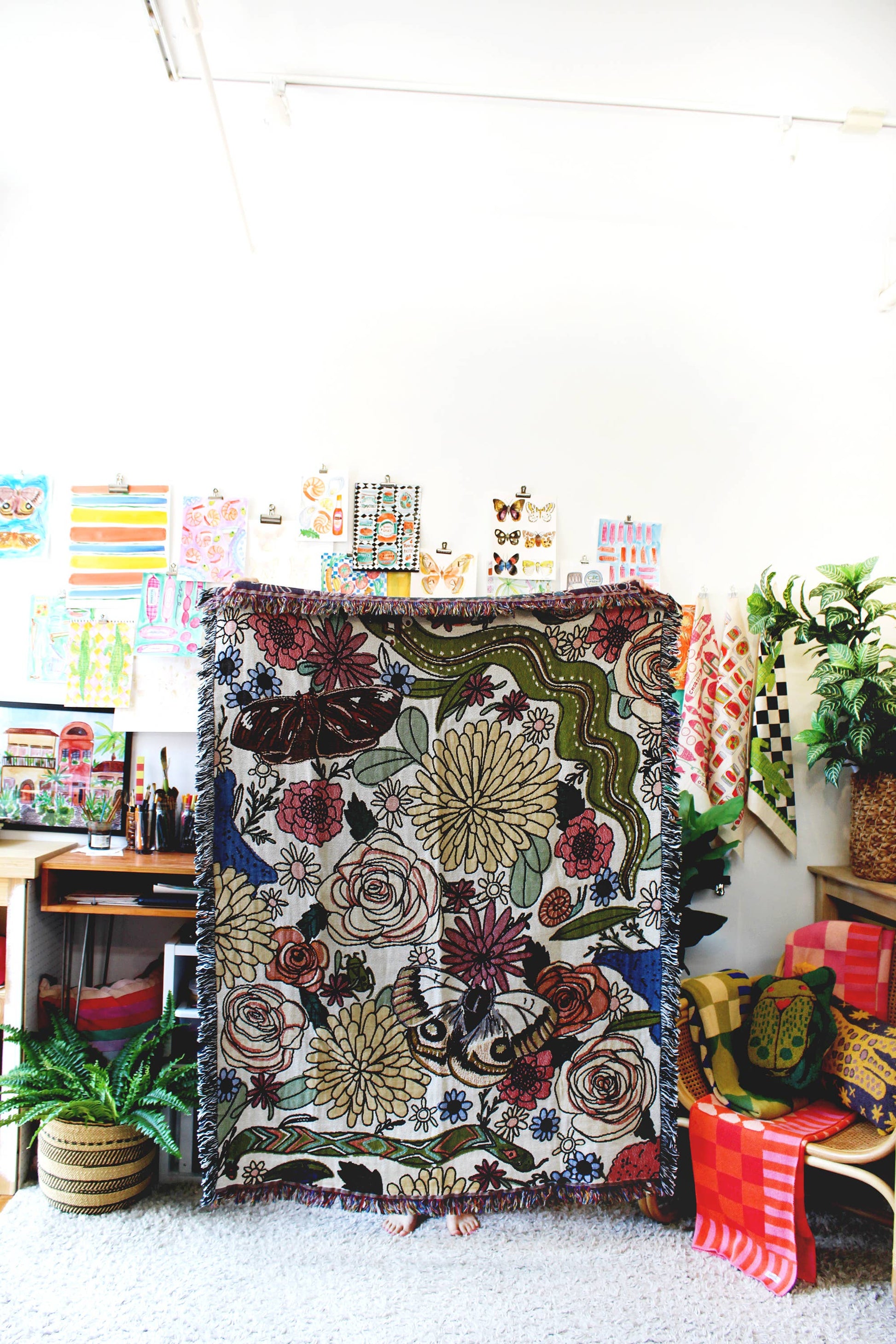 Tapestry Throw Blanket — Calhoun & Co. - Khandava