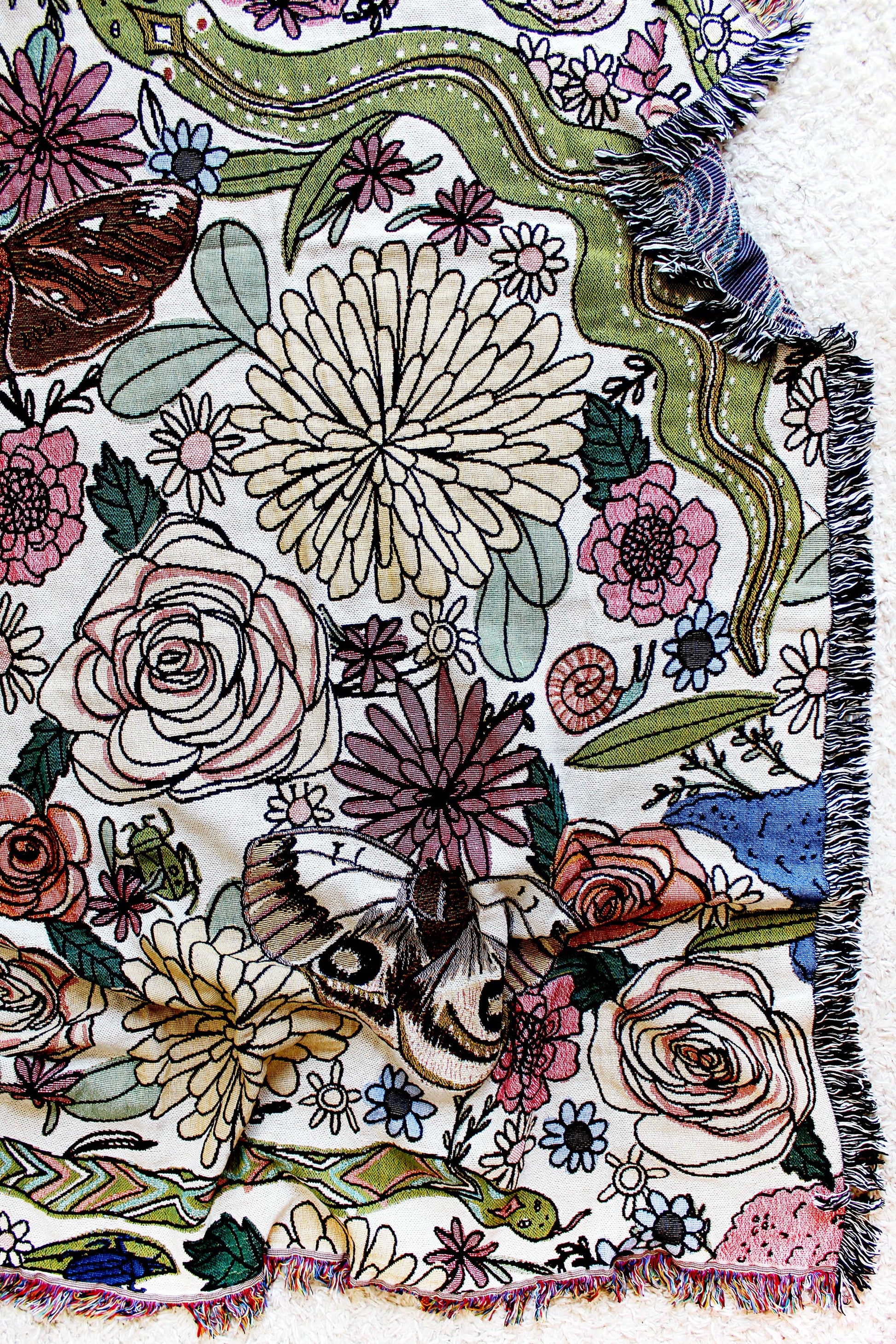 Tapestry Throw Blanket — Calhoun & Co. - Khandava