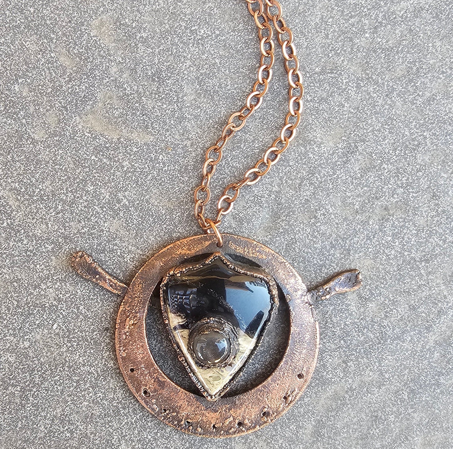 The Compass Copper Necklace - Khandava
