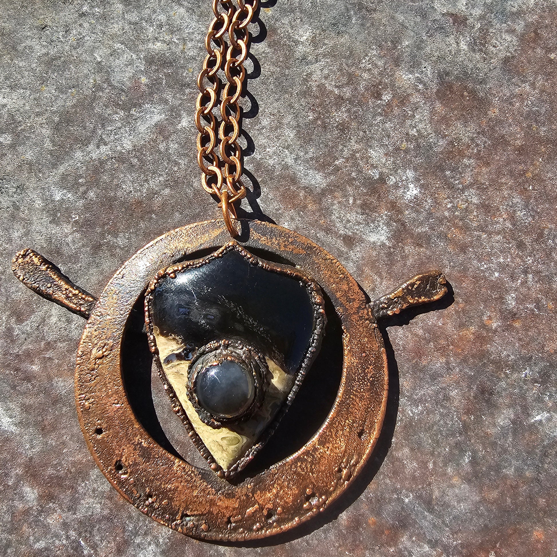 The Compass Copper Necklace - Khandava