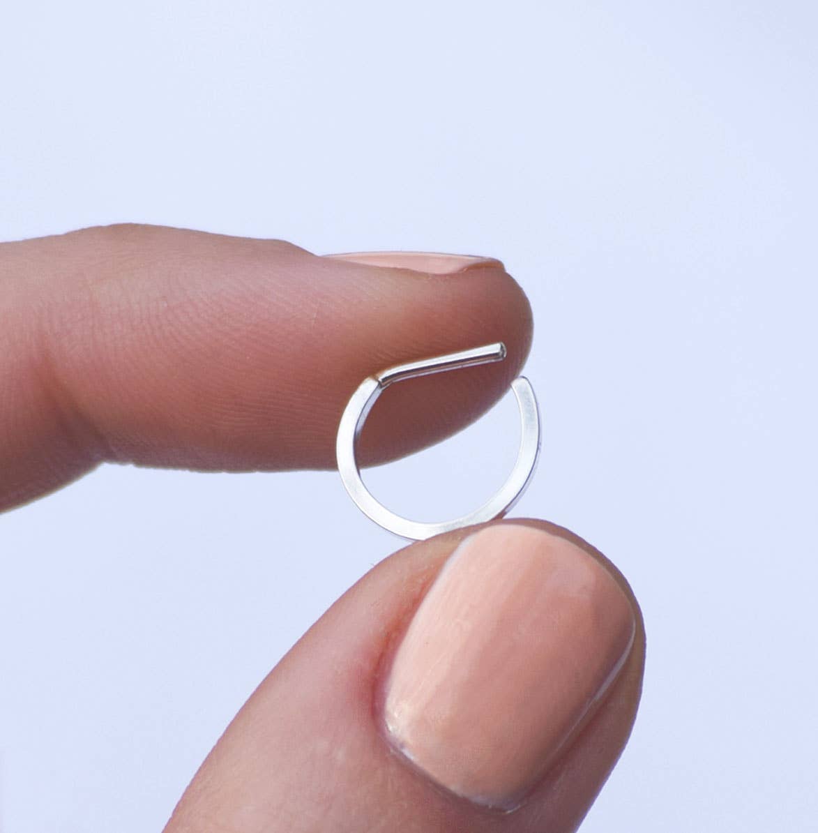 Thin Square Septum Ring - Khandava