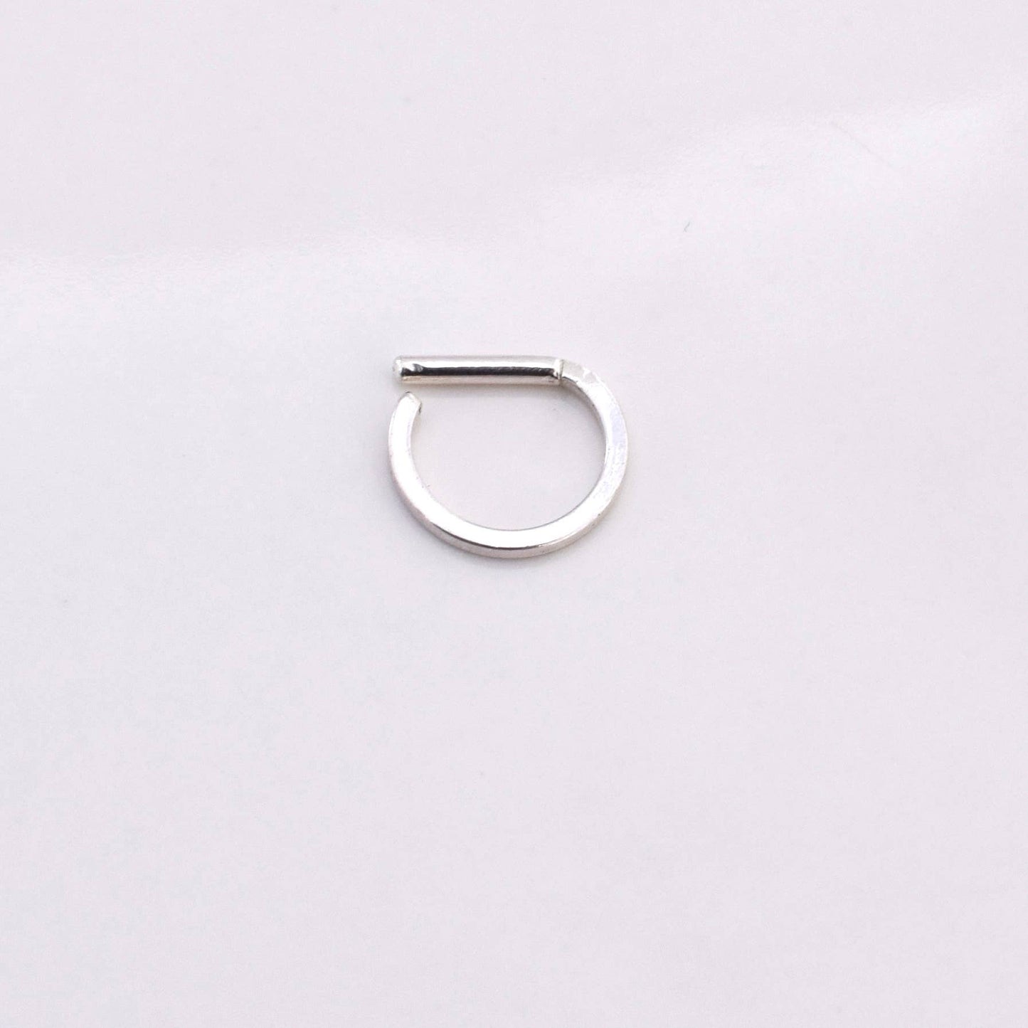 Thin Square Septum Ring - Khandava