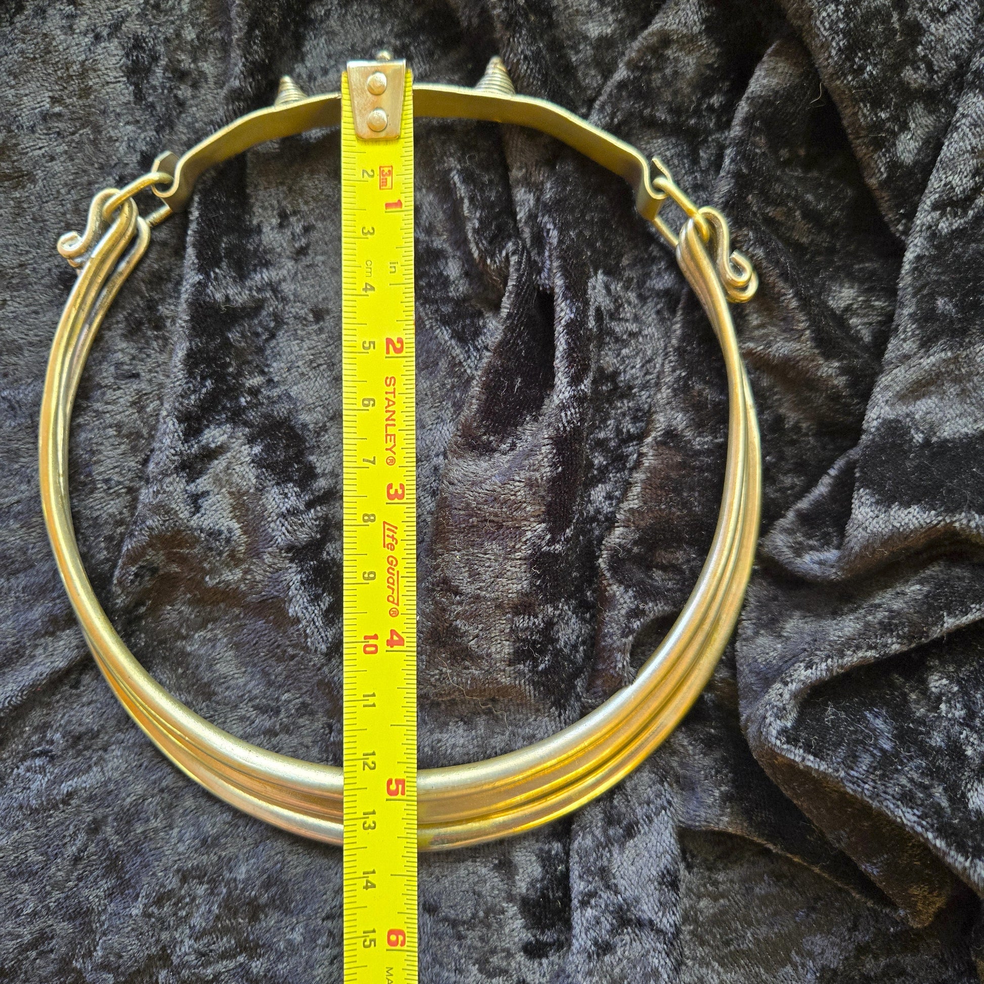 Three Stack Sterling Silver Choker - Khandava