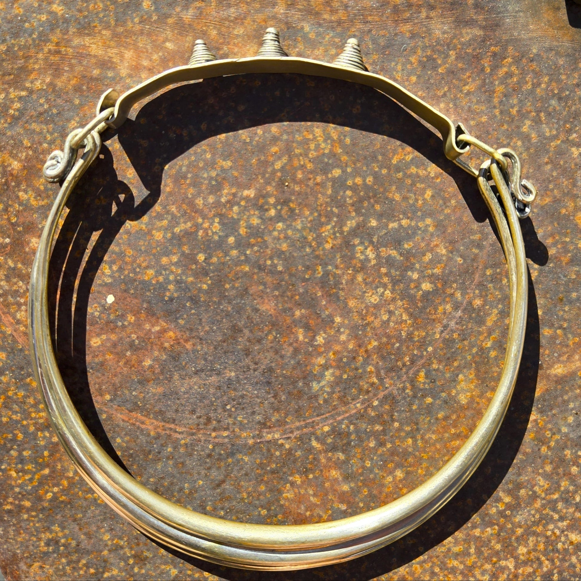 Three Stack Sterling Silver Choker - Khandava