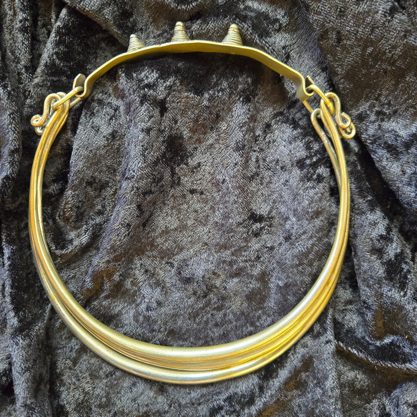 Three Stack Sterling Silver Choker - Khandava