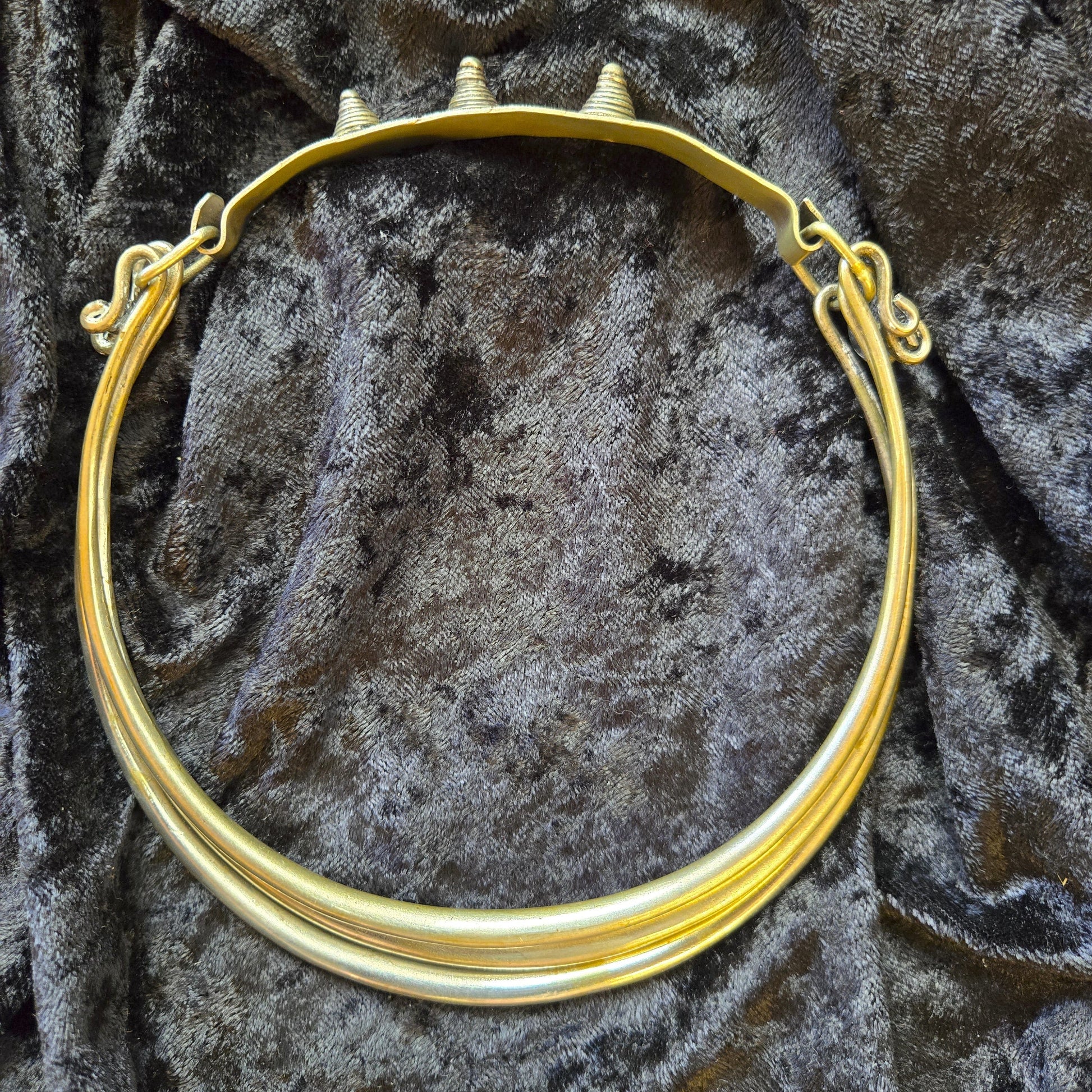 Three Stack Sterling Silver Choker - Khandava