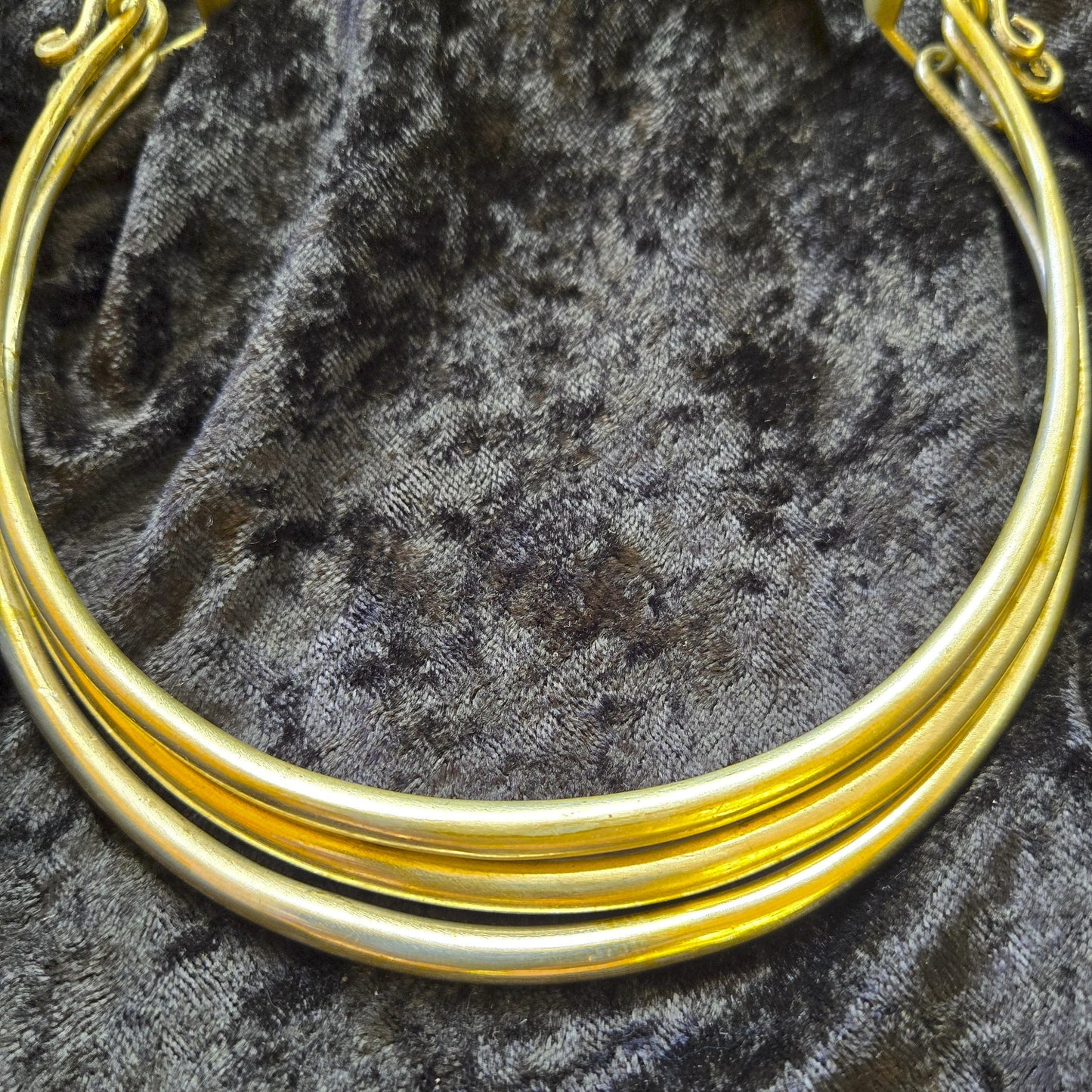 Three Stack Sterling Silver Choker - Khandava