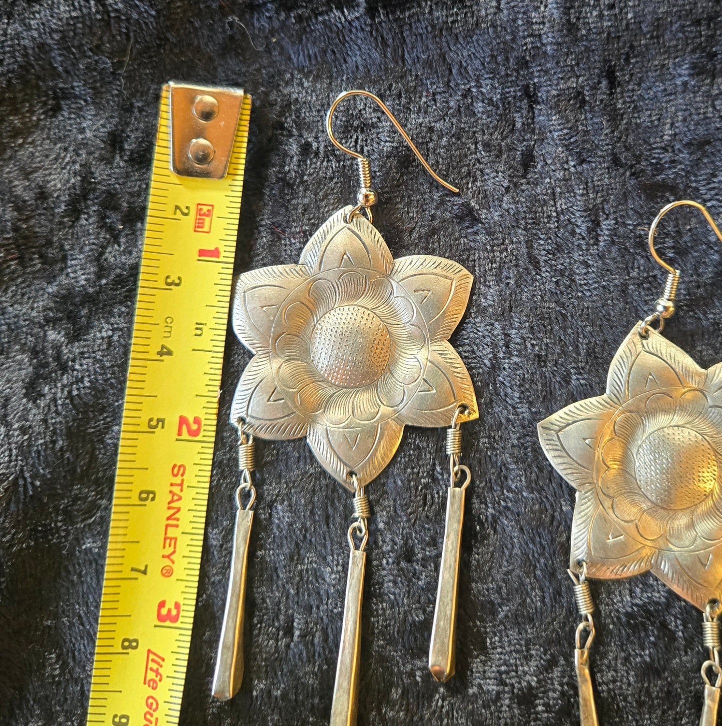 Vintage Floral Earrings - Khandava