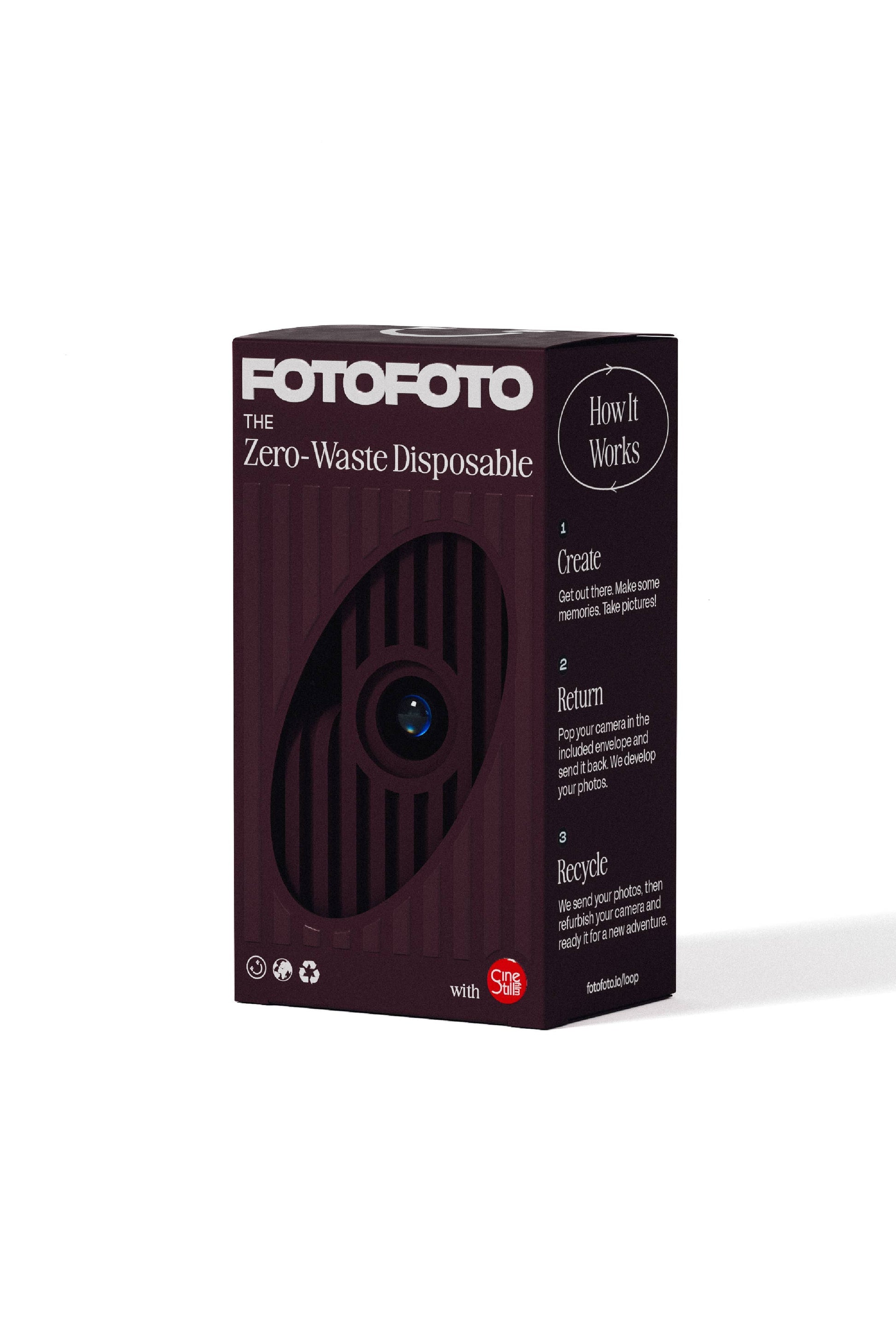 Zero-Waste Disposable Camera "Iris" | Sustainable Film Camera – FotoFoto - Khandava